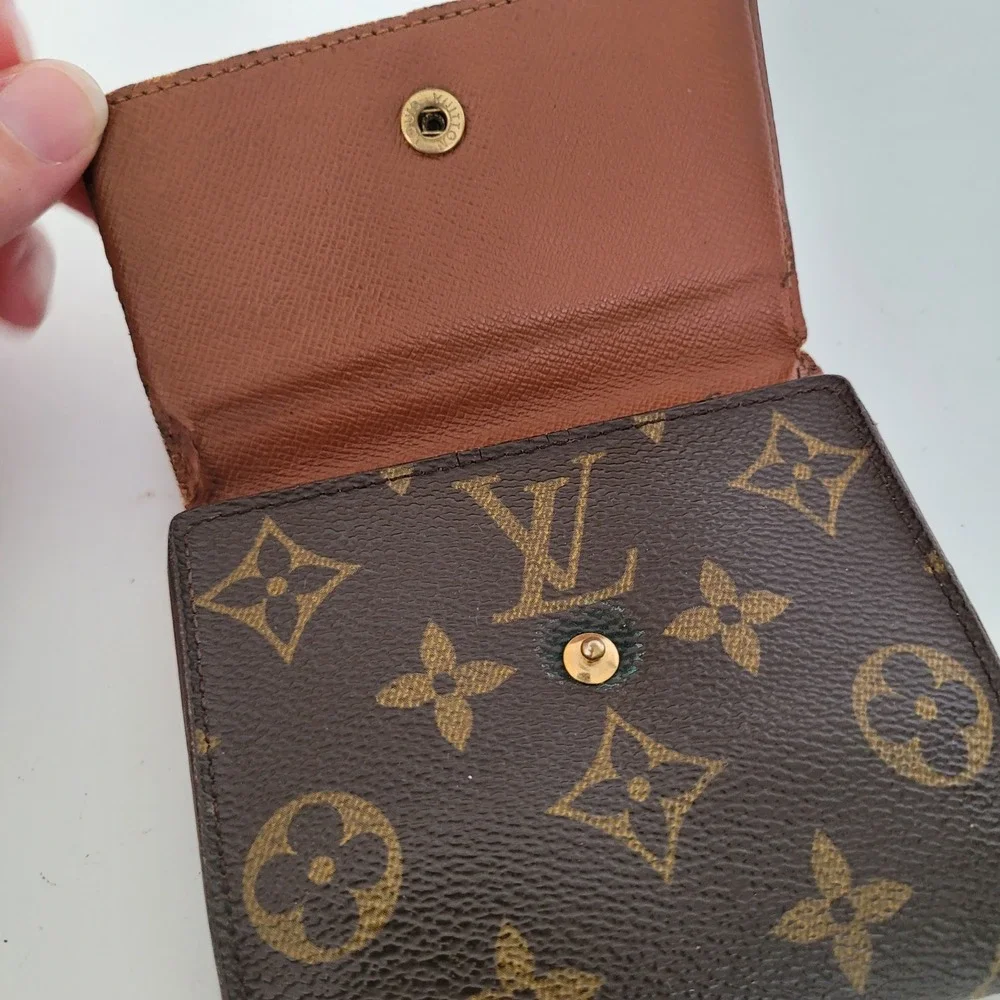 Louis Vuitton Monogram Porte-Monnaie Billets Trifold Wallet Brown SD0968 USA